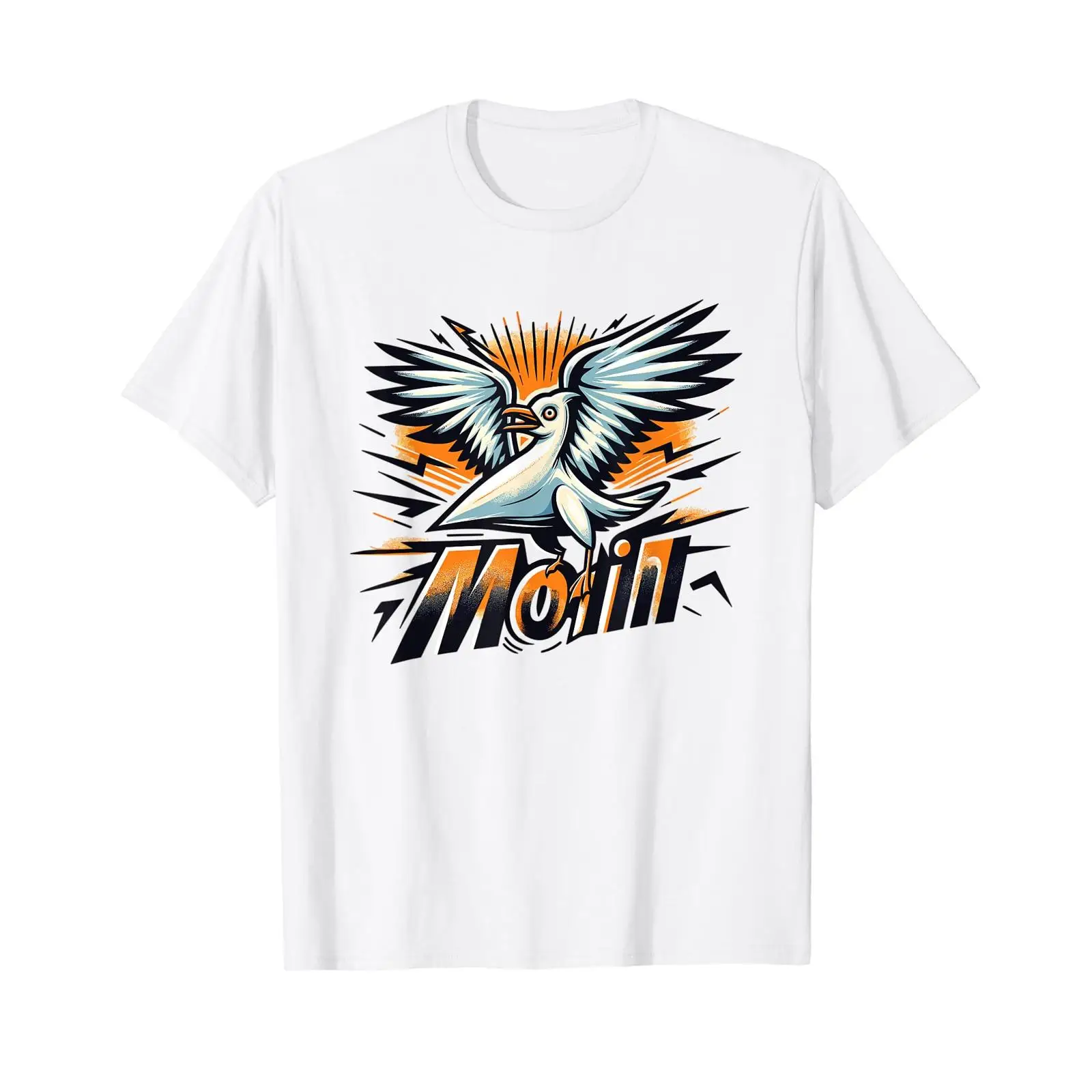 Vintage Fashion Hamburg - T-shirt Moin Seagull Sayings Nordic Heimat