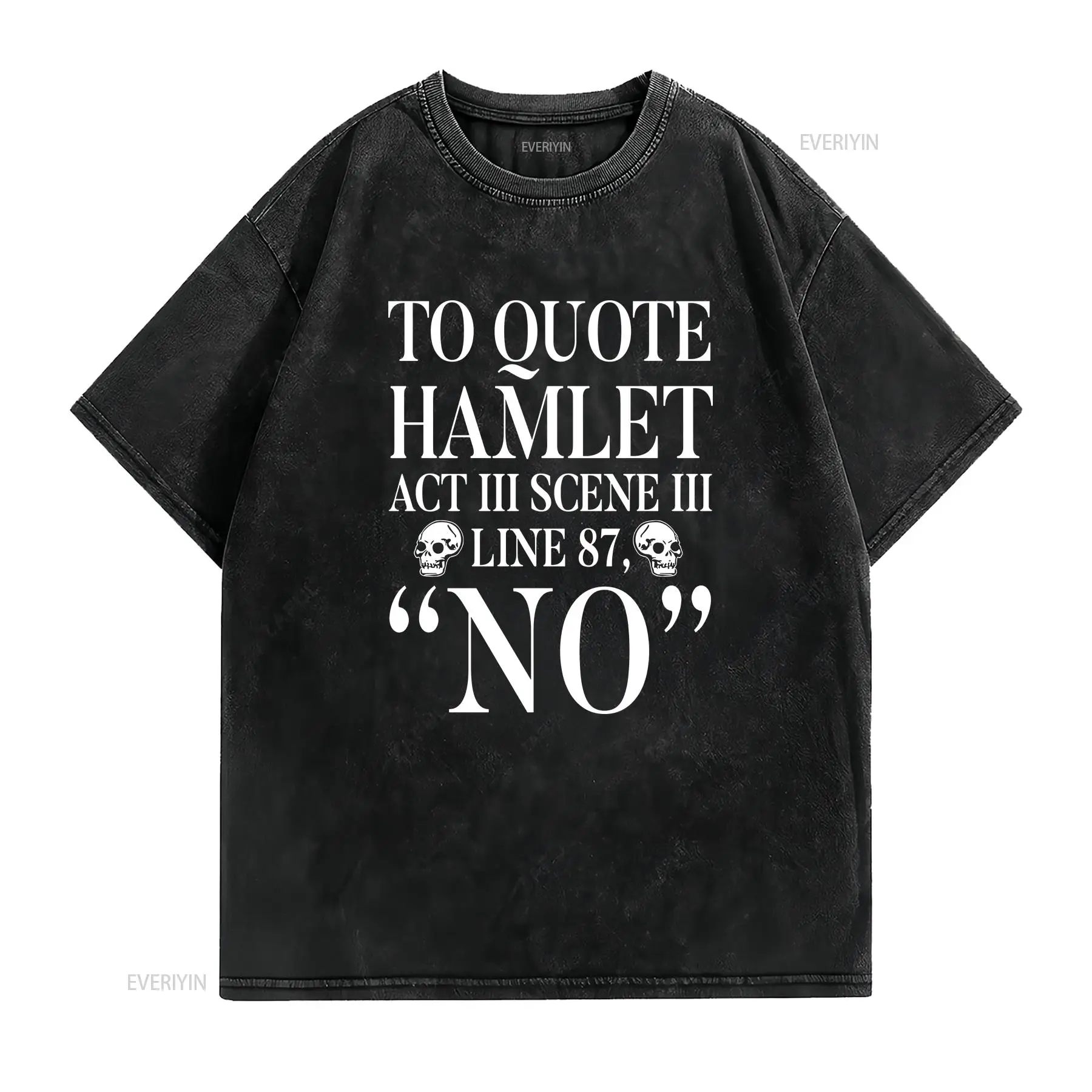 T-shirt « To Quote Hamlet » po - Vintage Fashion Quotes avis et prix